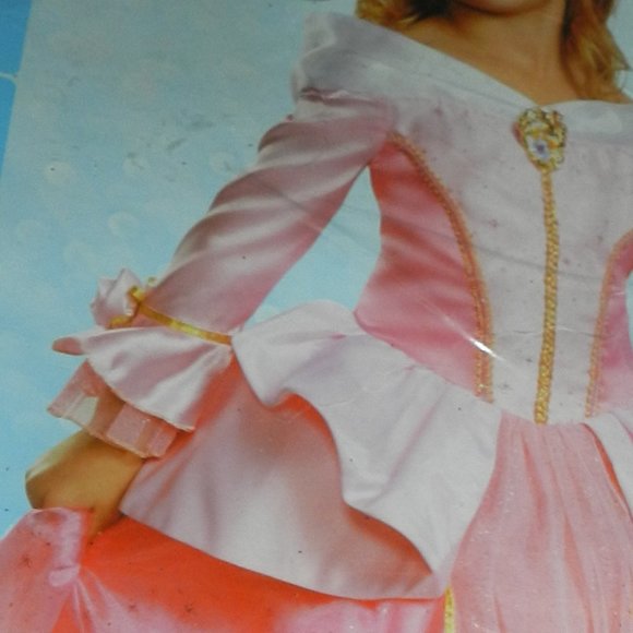 Sleeping Beauty Aurora Prestige Disney Princess Costume XS 3T-4T🆕⌚🏃⚡💨🚚 - Picture 5 of 16